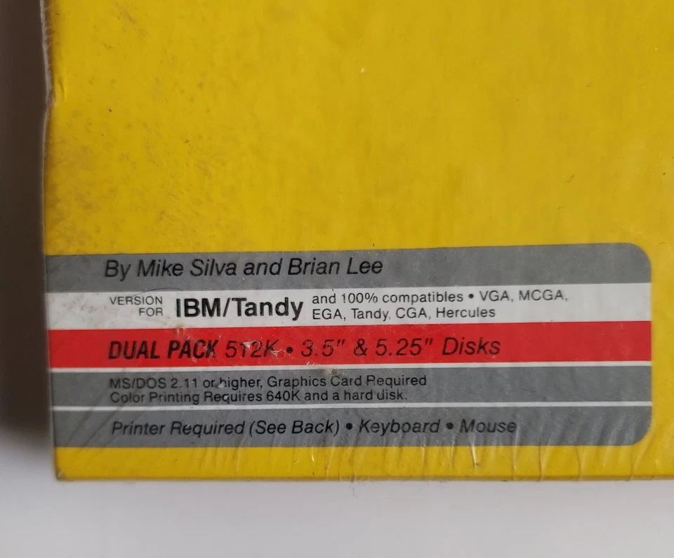 The New Print Shop Computer Software IBM Tandy PC Broderbund 1989 SEALED - Image 2 of 4