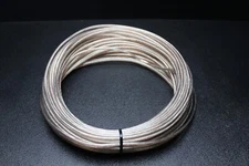 8 10 12 14 16 18 20 22 24 GAUGE CLEAR SPEAKER WIRE AWG CABLE POWER GROUND LOT