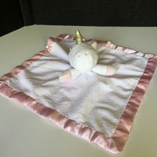 Cloud Island Lovey Pink Unicorn Large Security Blanket Plush Baby Toy 14  