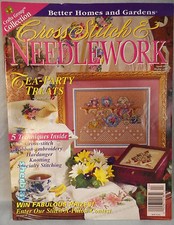 CROSS STITCH NEEDLEWORK Magazine Back Issue April 1997 TEA PARTY TREATS