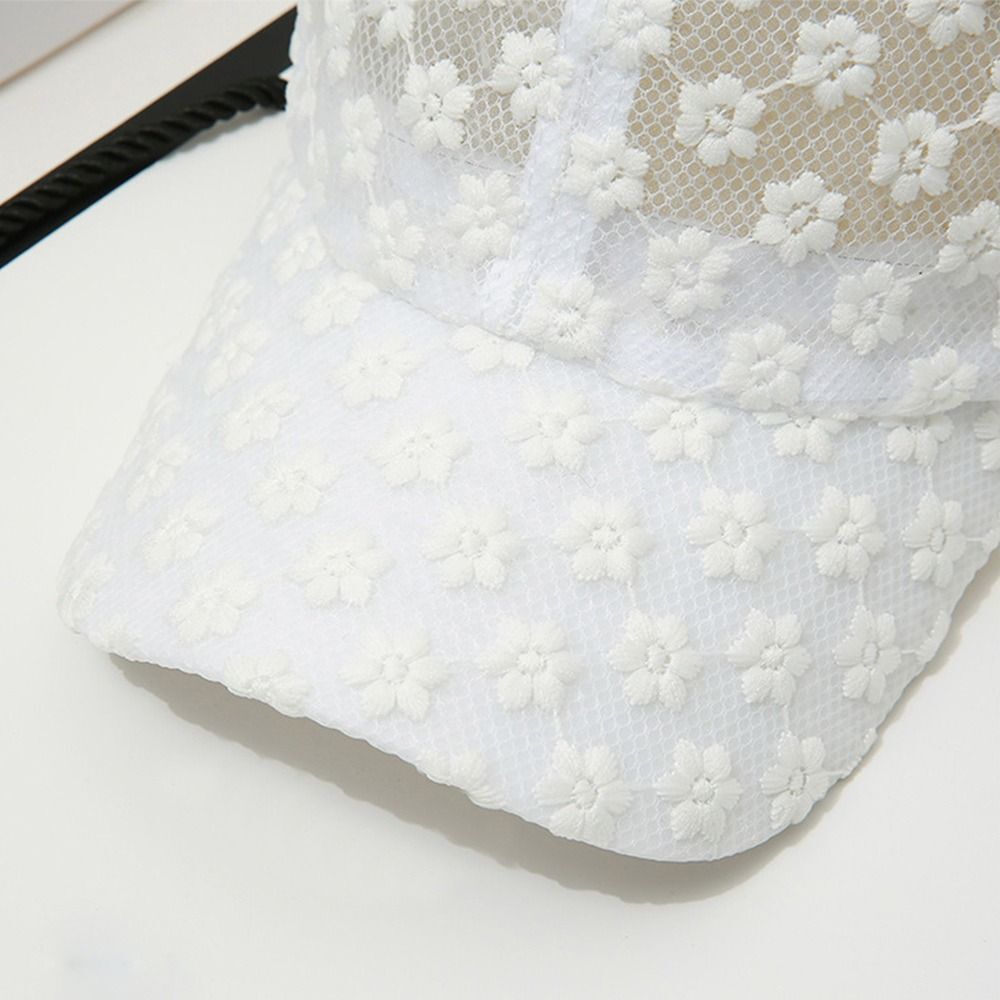 APL Berretto baseball pizzo fiore traspirante cappello da sole cavo protezione solare cappuccio