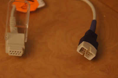 Nellcor Non-oximax to oximax  cable converter  (7 pin to 9 pin) 