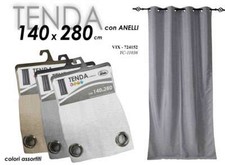 TENDA ARREDO CON ANELLI  140*280 CM VIX-724152