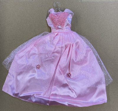 Qualität Puppen rosa Schmetterling Ballkleid für Puppen UK Verkäufer kostenloser Versand
