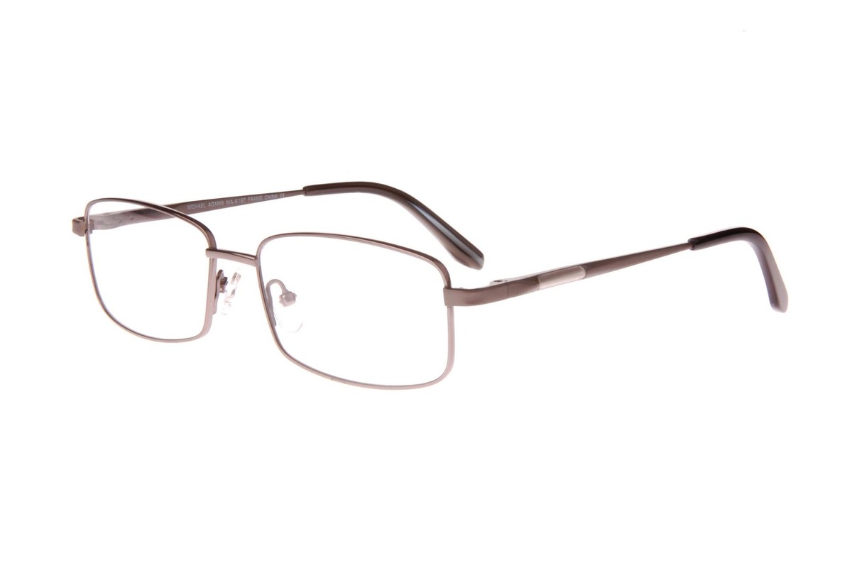 New Michael Adams Eyewear MA-619T Gunmetal Titanium Eyeglasses 53/16/140 Michael Adams Eyeglasses Frames MA619T GUN Gunmetal  main image 3