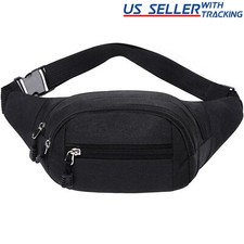 Men Women Fanny Pack Belt waist Bag Cross body Sling Shoulder Travel Sport Pouch