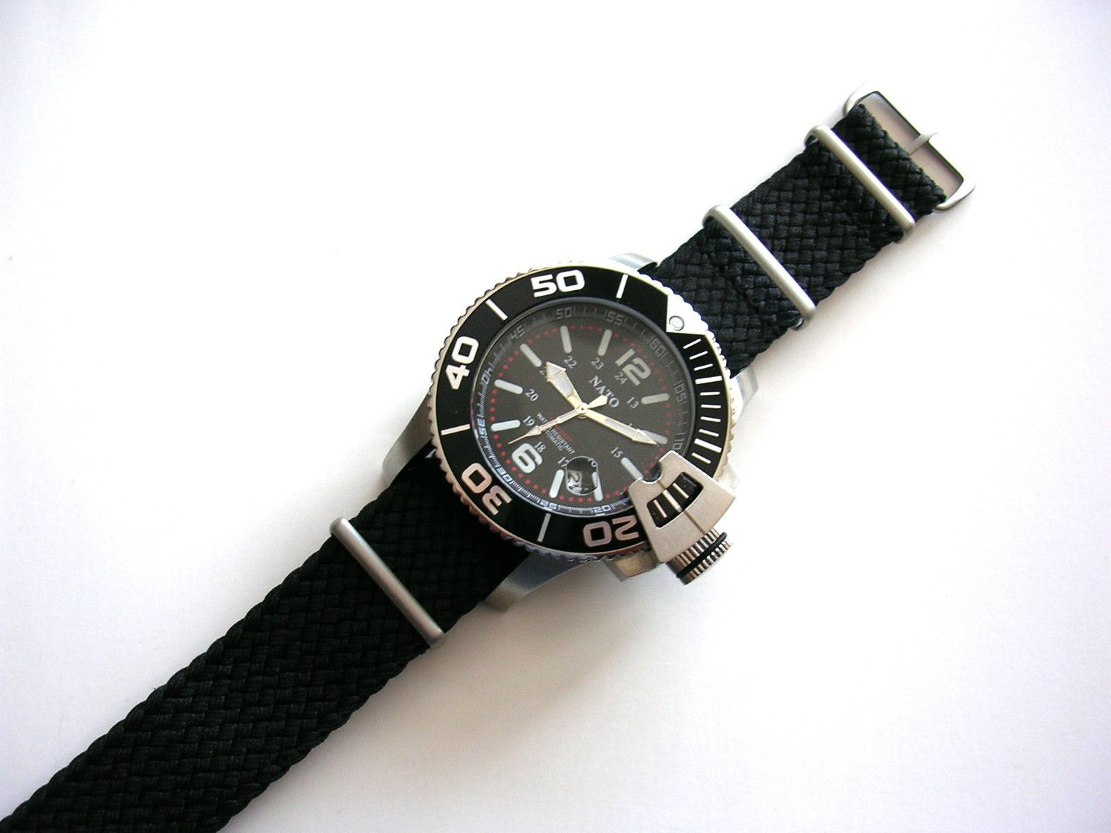 Cinturino In Tela Di Nylon Per IWC PILOT Portogallo Cinturino Per Orologio In Tessuto 20mm 21mm 22mm Bracciale Nero Verde Milare Cintura Da Polso In Pelle Di Vacchetta Blu - Foto 6