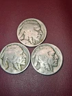 1918, 1926, 1929  Buffalo Nickels G-VG (#B-10-59) Lot of 3