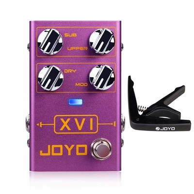 JOYO Octave Pedal Modulation Effects Independent Adjusting + Free Guitar Capo