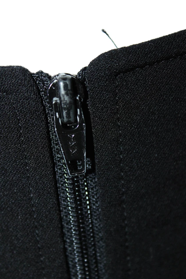 Pantalones de esquí Fera Skiwear para mujer con cremallera frontal parte inferior cerrada pie abierto negros talla 8 Foto 4 de 4