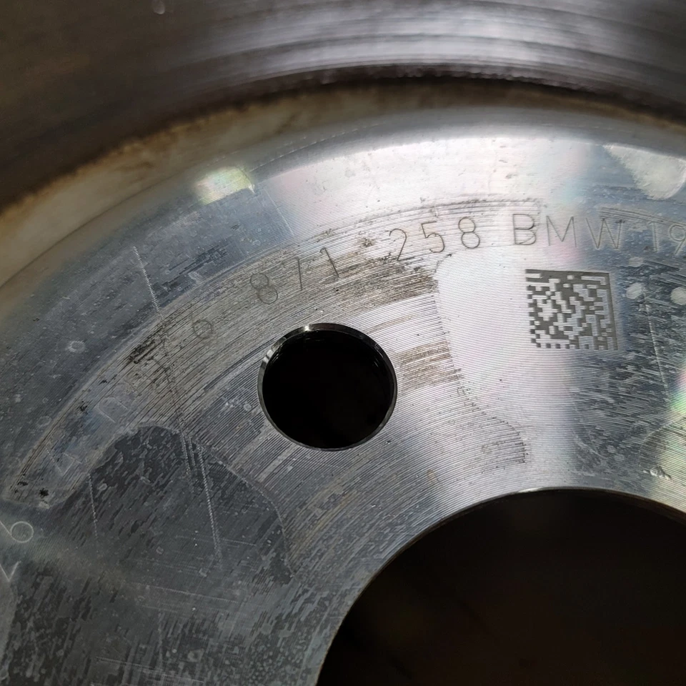 Juego de rotor de freno delantero izquierdo y derecho BMW M850i G16 2015-2024 OEM 6871258 Foto 3 de 4