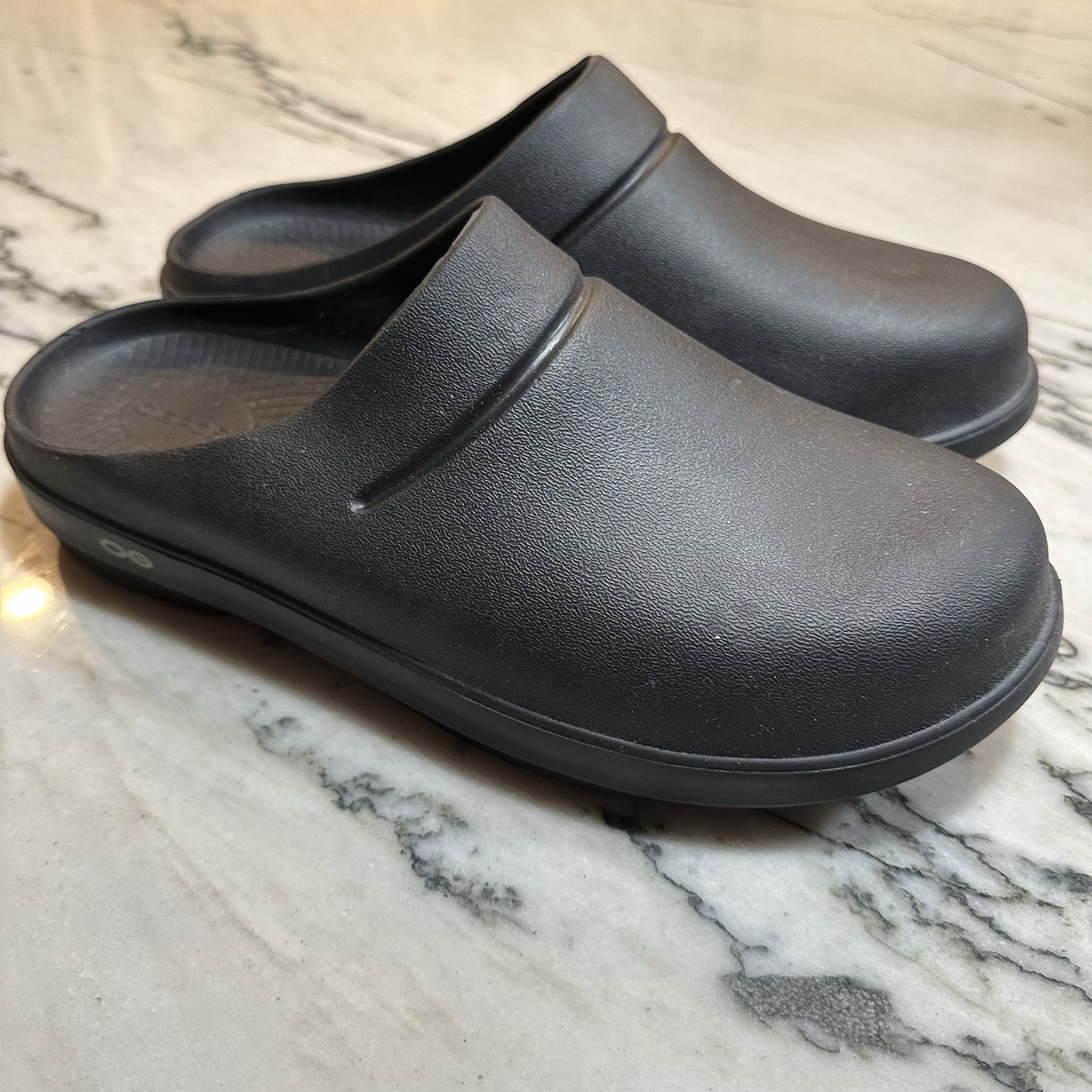 OOFOS BLACK UNISEX Slip On CLOGS SHOES Men Sz11 W… - image 2