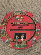 Vintage Spelling And Counting Board 1930s Made In USA