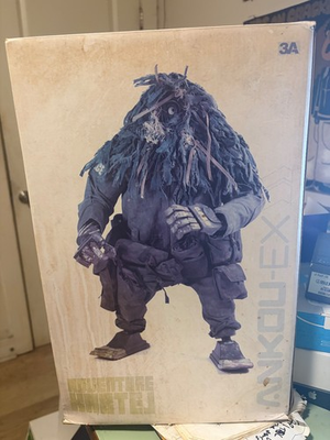 #ad ankou ex 3A Ashley Wood vinyl art figure in open box C.O.S.D. adventure $175.00