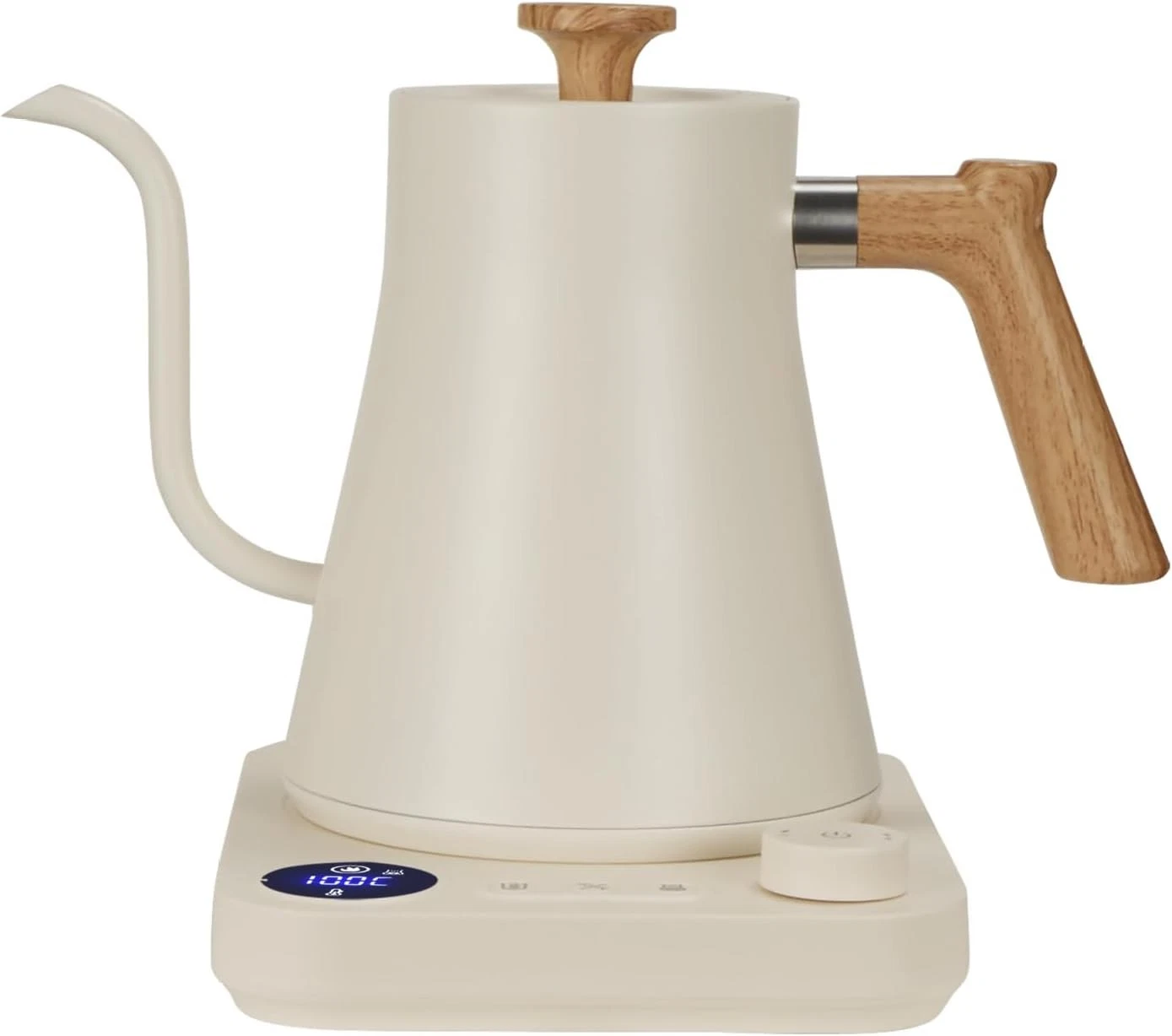Electric Gooseneck Kettle ±1℉ Temp Control White