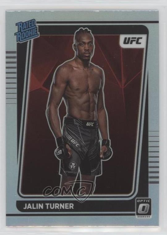 2022 Panini Donruss Optic UFC Rated Rookie Holo Prizm Jalin Turner #114 1dl2