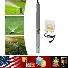 Submersible Pumps 3" OD Pipe 110V/60HZ 0.37KW 0.5HP Stainless Steel well pump��!