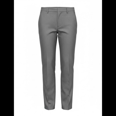 Peace of Cloth Panticular Trouser Women 10 Gray Straight Leg Career Pant Classic