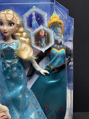 2015 Hasbro Disney Frozen Coronation Change Elsa Doll Read for