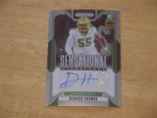Derrick Harmon 2025 Panini Draft Picks Rookie AUTO  Pittsburgh Steelers