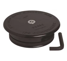 Proplus 83690 4 in. Flush Mechanical Cleanout Repair Plug Black