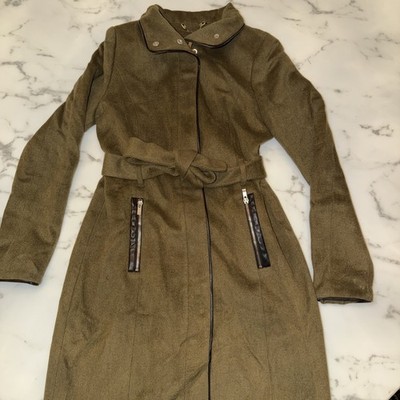 Vero Moda Women's Wool 3/4 Belted Coat XS
