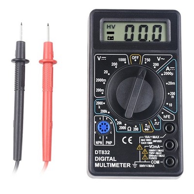 Digital Display Multimeter DT832 for Circuit Board Repairs and Learning
