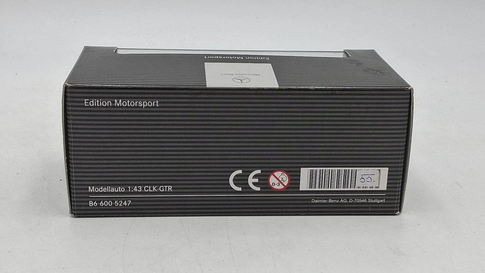 DIE CAST 1/43 " MERCEDES CLK-GTR TEAM ORIGINAL TEILE " MINICHAMPS (B6 6005247) - Immagine 2 di 3
