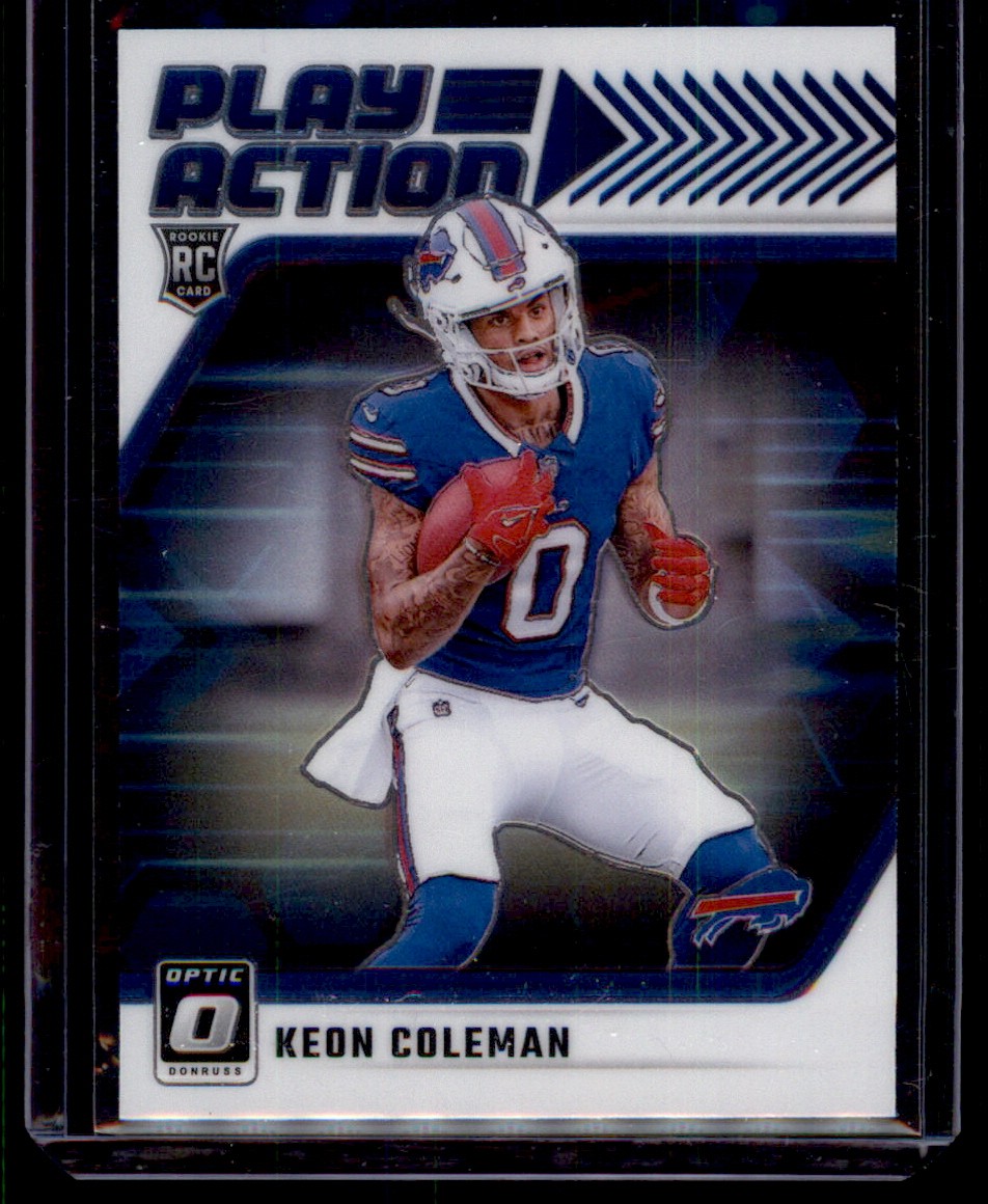 2024 Donruss Optic Rookie Keon Coleman Play Action Buffalo Bills #5