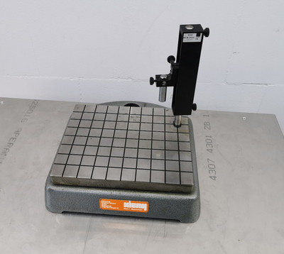 Schwanog Messständer mit Stahlplatte ca. 210x180 mm Messuhrständer