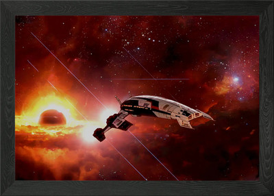 Mass Effect Andromeda gerahmtes Wandbild Poster Leinwanddruck Bild