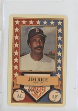 1983 Perma-Graphics/Topps Credit Cards All-Stars Jim Rice #150-ASA8304 HOF