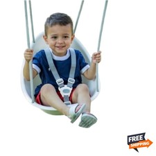 Coconut Toddler Swing   Comfy Baby Swing Outdoor, 3- Point Adjustable Safety ...