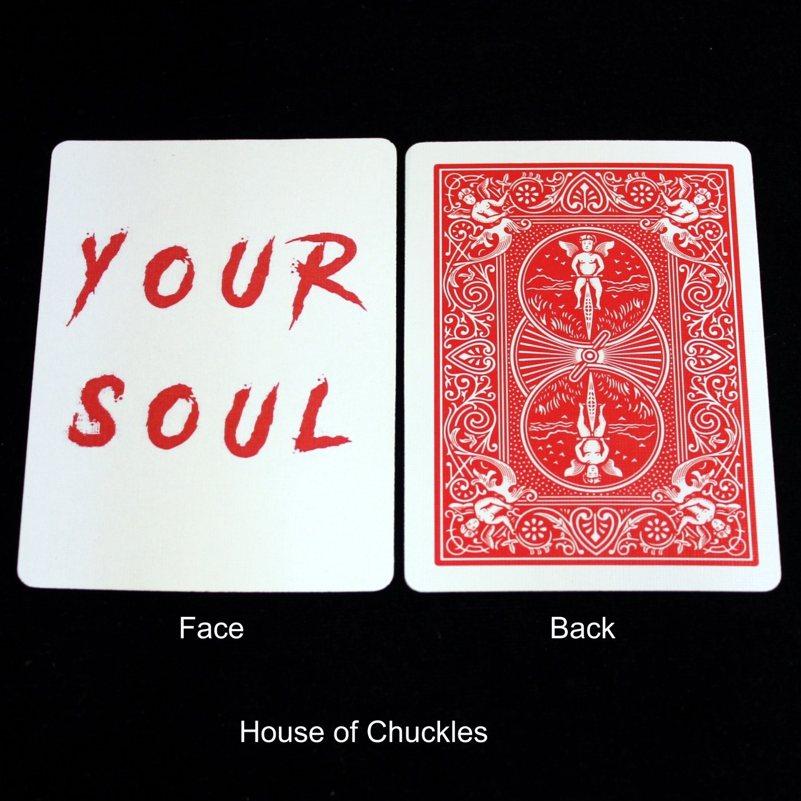 Printed Gaff Card, Red