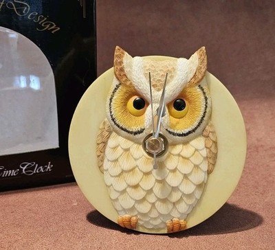 Ibis & Orchid Asher Flower Clock,  ''Hoot Owl'' 2011 New In Box