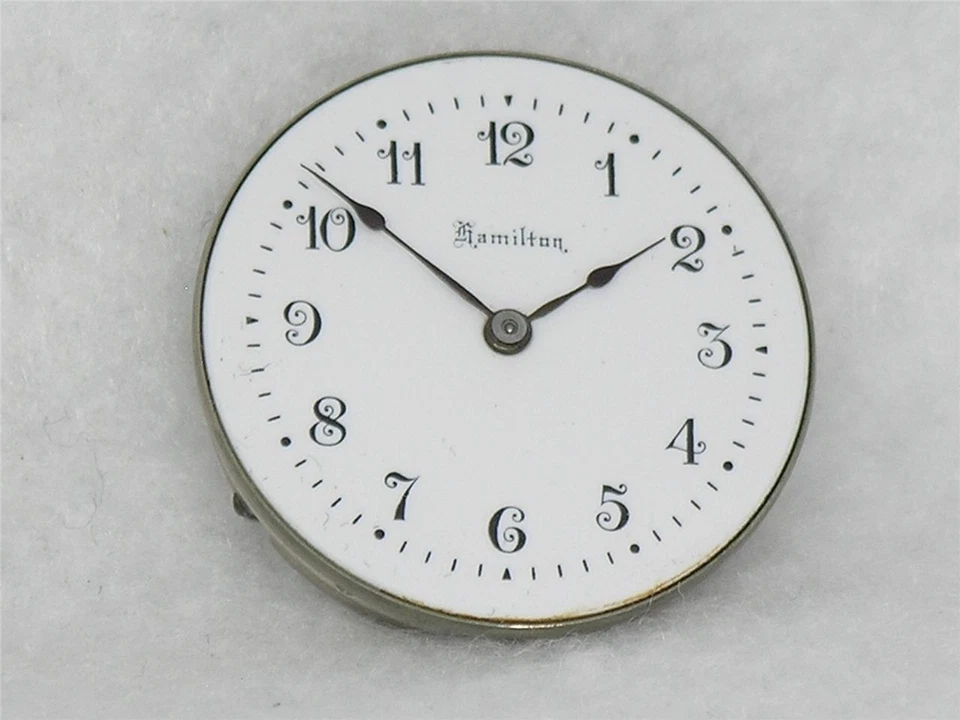 MUY ESCASO MOVIMIENTO Y ESFERA RELOJ 17 JOYAS DAMA HAMILTON TALLA 0 GRADO 983, ¡FUNCIONA! Foto 2 de 4