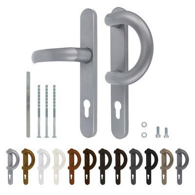 Premium Drückergarnitur Türgriff Jupiter DHS 92mm - Oval - Bügel-Griff