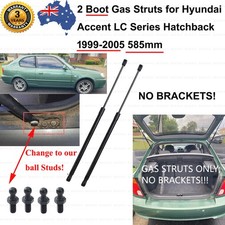 2 Rear Hatch Gas Stay Struts Supports for Hyundai Accent LC Hatchback 2000-2006