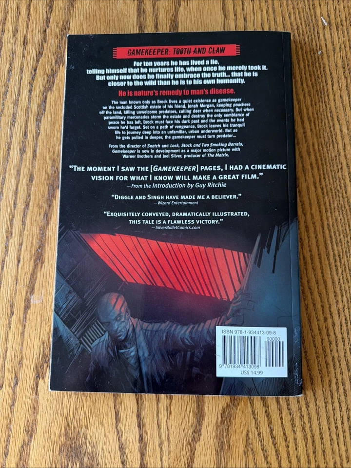 GUY RITCHIE'S GAMEKEEPER Vol. 1 de Andy Diggle & Mukesh Singh - Virgin, 2007 TPB Foto 2 de 2