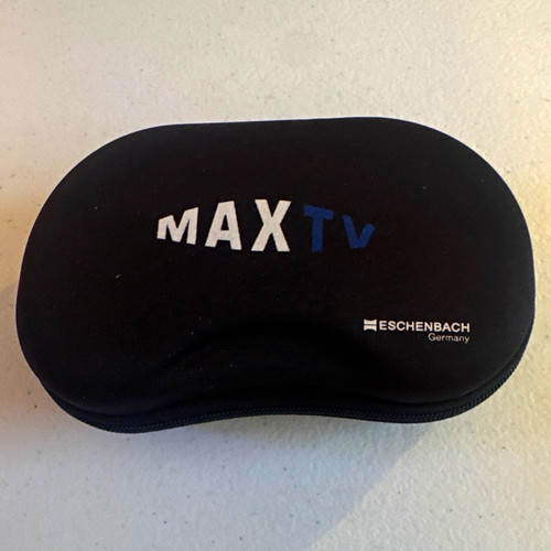 Eschenbach MAXTV Wrap Special Purpose Magnification Eyeglasses Clear w/ Case