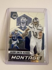 2025 Panini Mosaic Football #19 Jaxon Smith-Njigba Seahawks Montage Insert