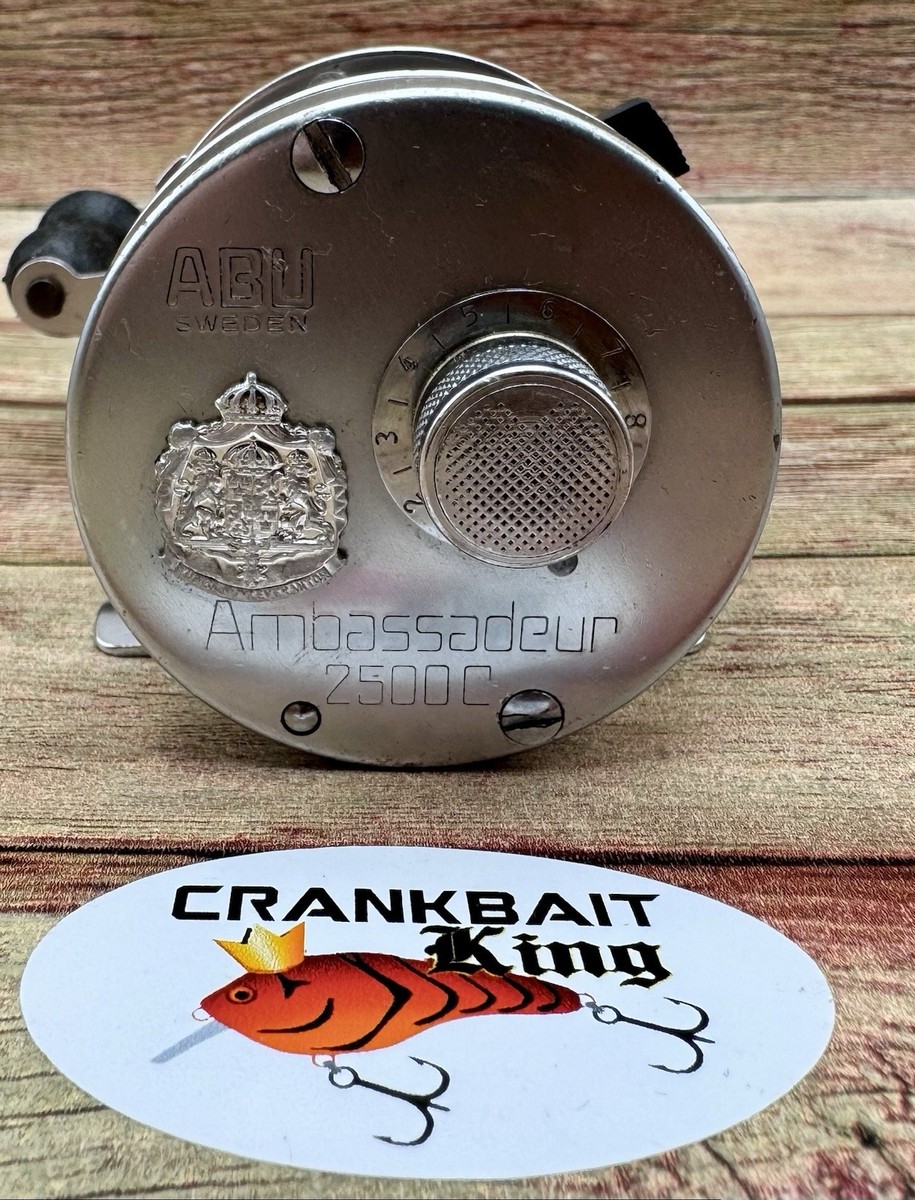 Vintage Abu Ambassadeur 2500C Casting Reel 2500 C Fishing 760600