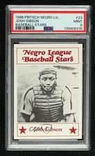 1986 Fritsch Negro League Baseball Stars Josh Gibson #23 PSA 9 MINT HOF 8d2