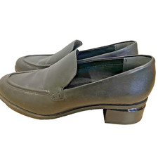 Franco Sarto Bocca Black Loafers Leather Flex Shoes Sz 7.5M Excellent Condition