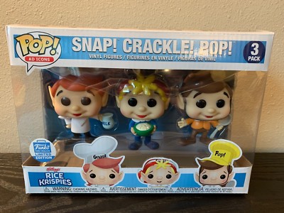 Funko Pop! Ad Icon: SNAP CRACKLE POP 3 Pack - Funko Shop Exclusive