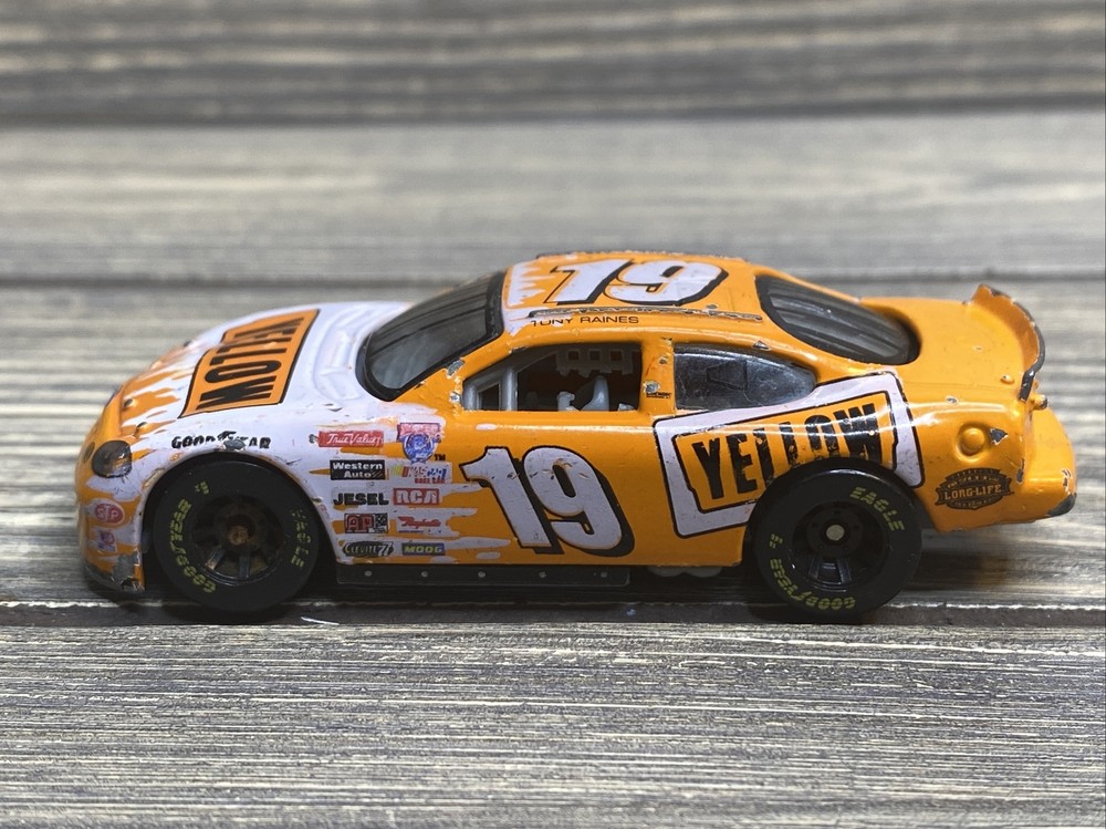 Vintage Racing Champions 1996 Orange White Yellow #19 Die Cast Model Race Car