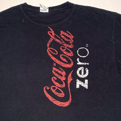 T-shirt Homme TU Coca-Cola – Noir, Taille S – Vintage Graphique – État Parfait
