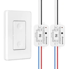 DEWENWILS Wireless Remote Control Wall Light Switch for Ceiling Lights 30M Range