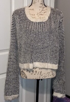 #115 NWT MinkPink Woman's Double Dare Sweater Size Large