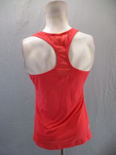 LOLE Size S Womens Red Round Neck Fitted Athletic Racer Back Slim Tank Top 798 - Picture 5 of 11